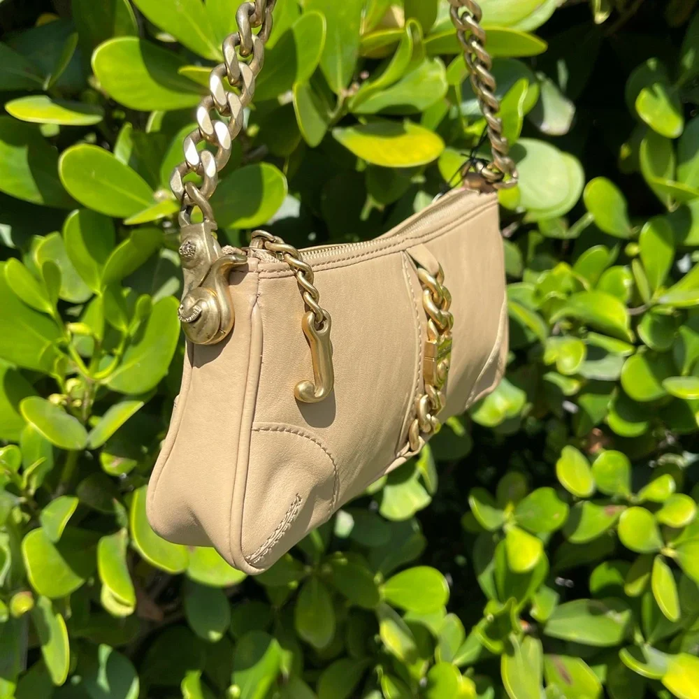 Y2k Juicy Couture Leather Shoulder Bag - Picture 4 of 10